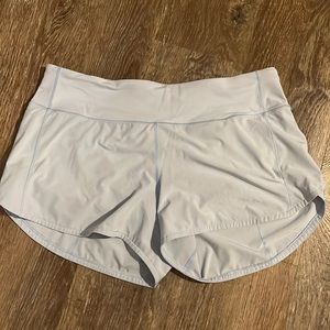Light Blue Lululemon Running Shorts